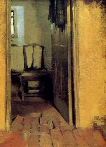 Anders Zorn 1860 1920 Interiör från St.Ives 1887 olja på duk